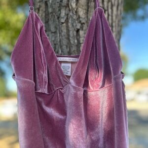 Victoria's Secret Mauve Velvet Dress